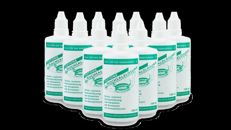 Isotone Kochsalzlösung 100ml 10er Pack von OPTOSOL