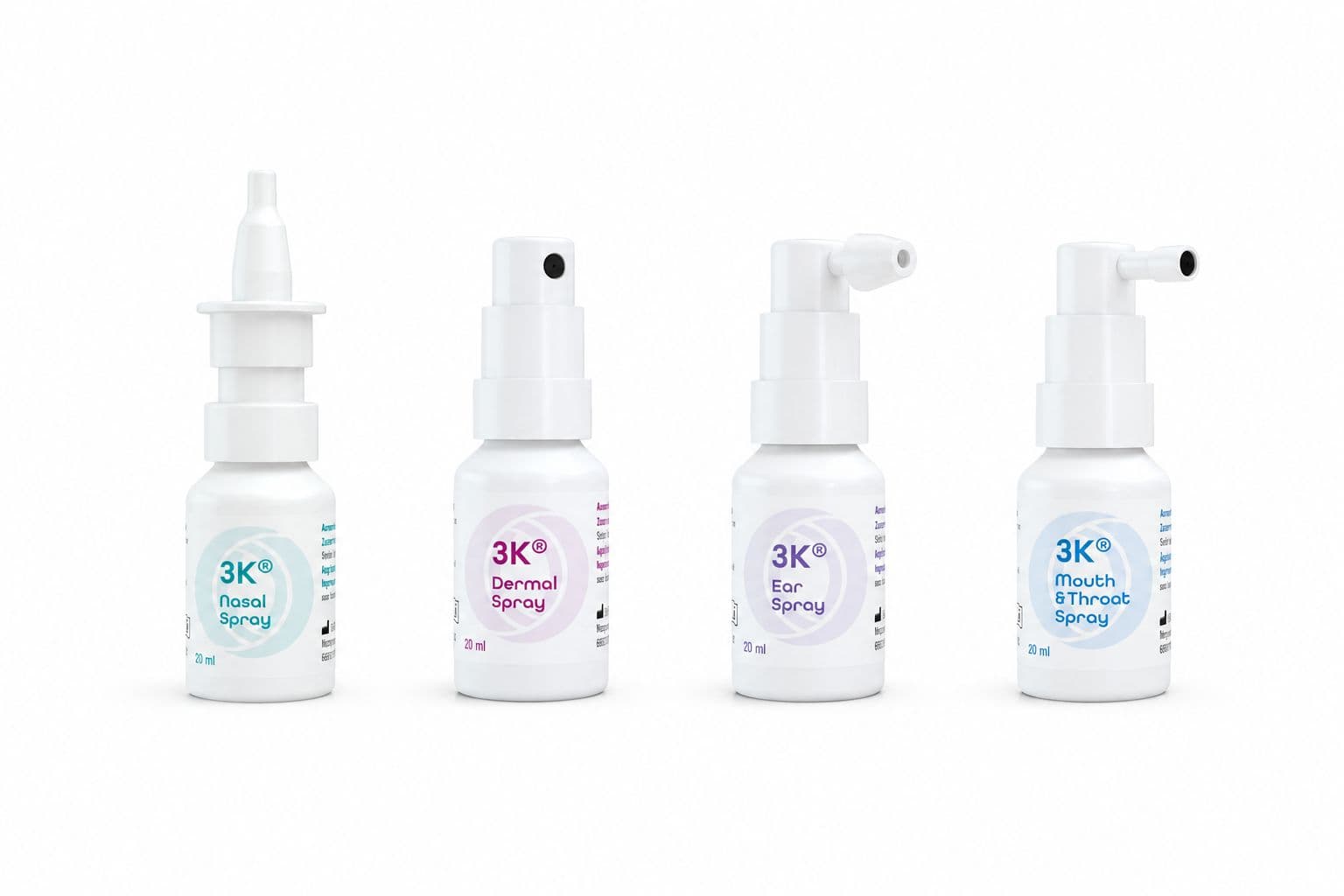Nasen-Rachen- u. Dermalsprays